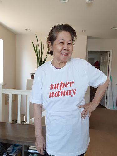 Customer photo review of Filipino T-Shirt Super Nanay Pinoy Print
