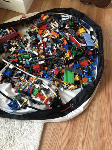 Customer photo review of Original Toy Storage Bag - Canvas + Black