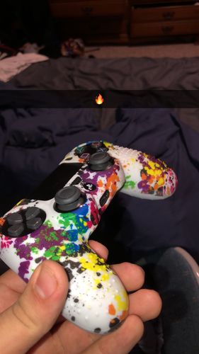 Customer photo review of Psychedelic - PS4 Controller Skin