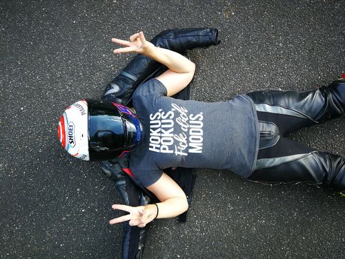 Customer photo review of Hokus Pokus F*** **ch Modus  - Damen Melange Shirt