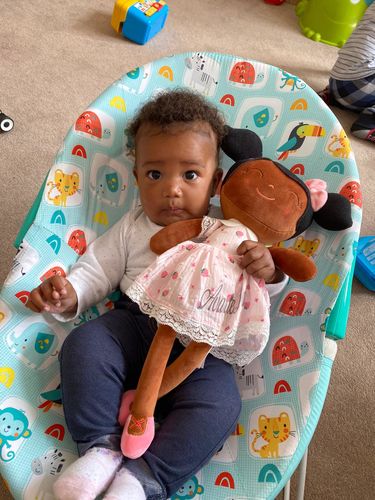 Customer photo review of Personalized Leyadoll (Strawberry) with Gift Bag - 2 Skin Tones