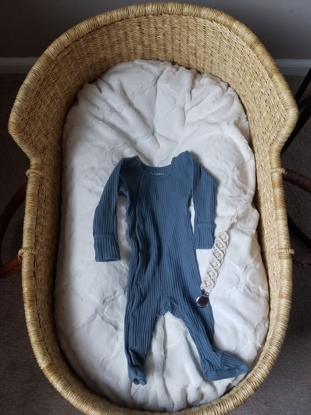 Customer photo review of The Snap Romper - Rosewood Ribbed