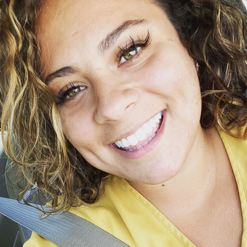 Customer photo review of Curly Hair Wash and Go System with Organic Jojoba Oil for Moisturizing Hair with Lavender Fragrance (Step 1 - 4)