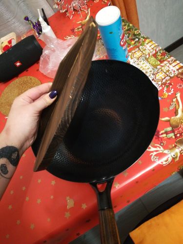 Customer photo review of MASTERCOOK™ IRON WOK NON-STICK PAN