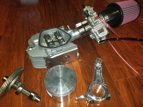 Customer photo review of 92mm Flat Piston & 4.51" Billet Rod Combo