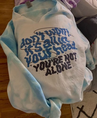 Customer photo review of You're Not Alone (Shop Sundae x NAMI) -- Sweatshirt