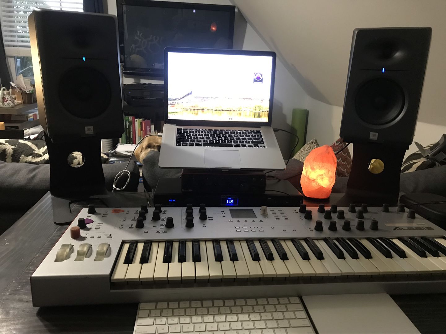Customer photo review of SOUNDRISE PRO Studio Monitor Stands 9" | Made in USA | Pair