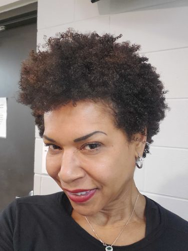 Customer photo review of Curly Hair Moisturizer with Organic Avocado Oil and Organic Jojoba Oil with Lavender Fragrance