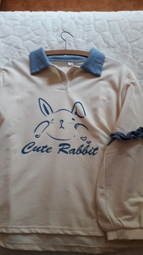 Customer photo review of Sweatshirt Rabbit Letter™