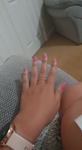 Customer photo review of Bluesky PASTEL COLLECTION PA 04 UV/LED Soak Off Gel Nail Polish 10ml Free P&P