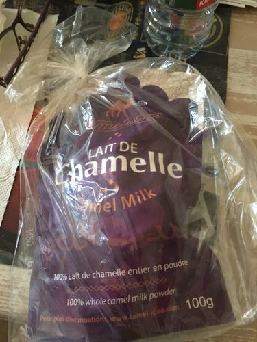 Customer photo review of LAIT DE CHAMELLE EN POUDRE 100 g