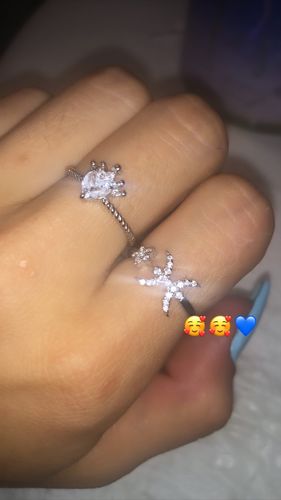 Customer photo review of Princess Bath Bomb - Dainty Crown Ring Collection