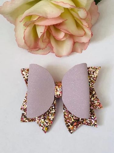 Tara K. review of Ice Cream Glittery Faux Suede Fabric Sheets image 1 out of 1