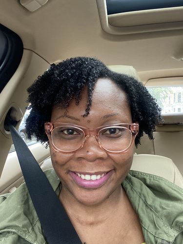 Customer photo review of Pure Flaxseed Gel with Organic Castor Oil for Strengthening Hair & Vanilla Berry Fragrance