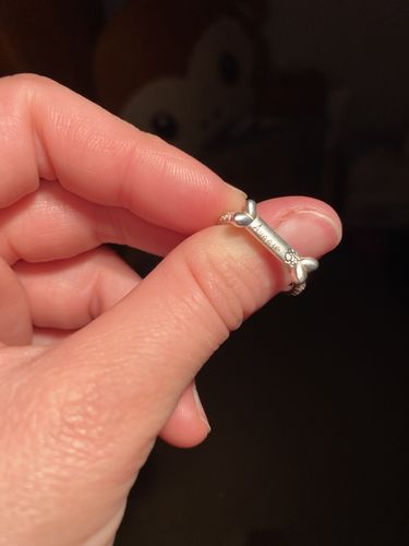 personalized bone shaped ring