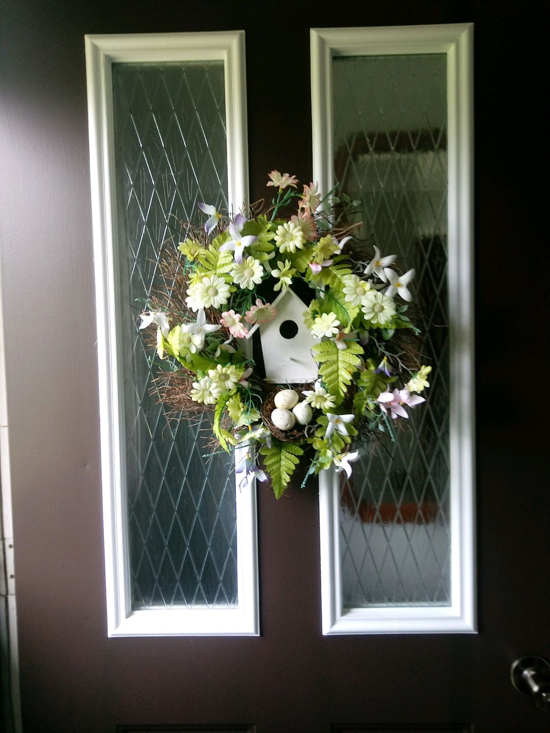 Customer photo review of Half Sidelite 10" x 38" Frame Kit