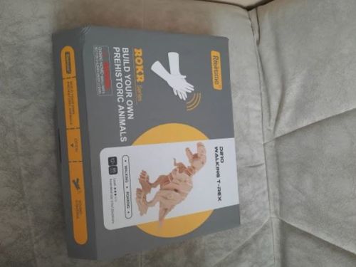 Customer photo review of Puzzle 3D Din Lemn - T-Rex Mecanic