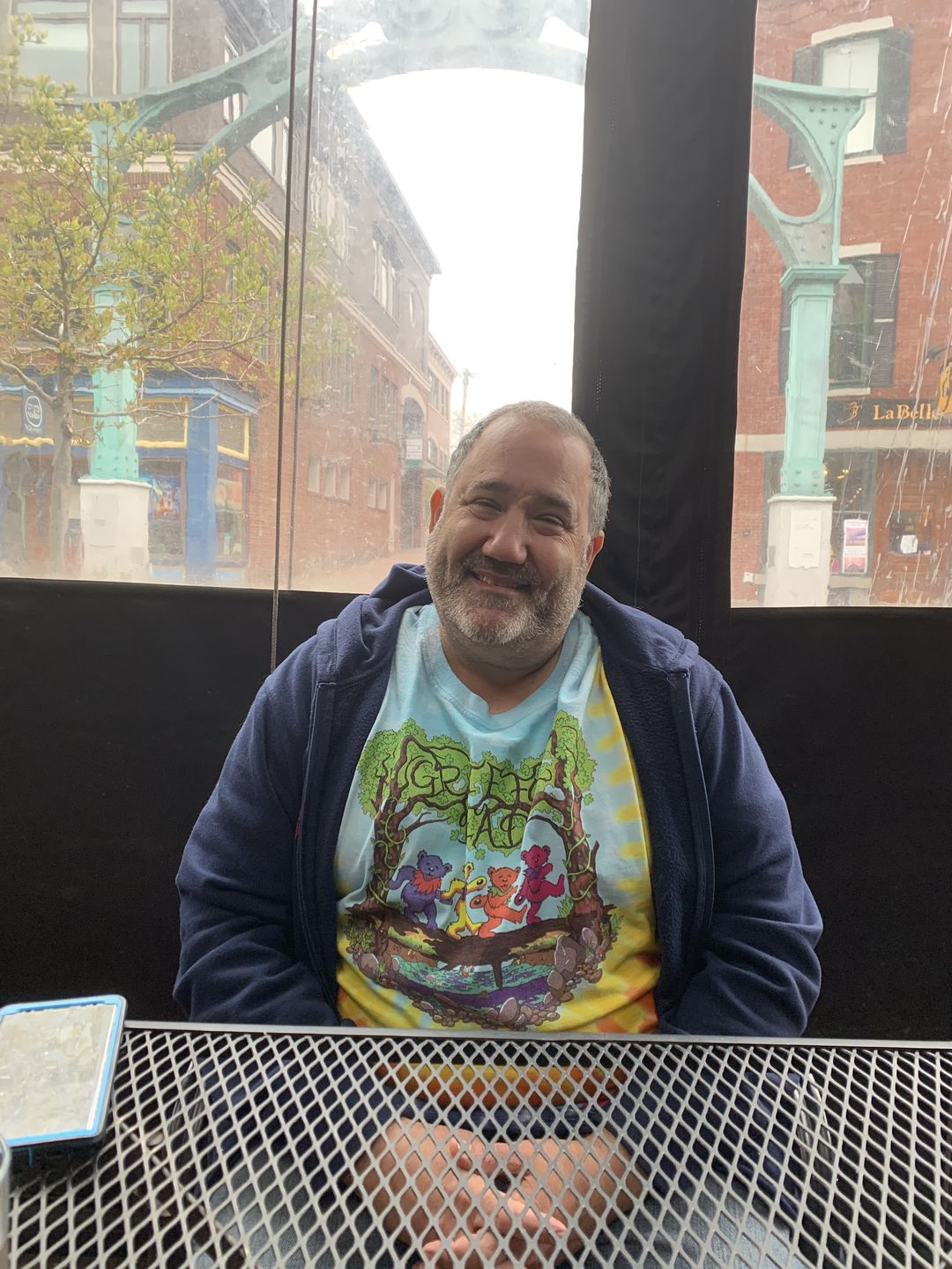 Customer photo review of Grateful Dead Wood Bears Tie Dye T Shirt