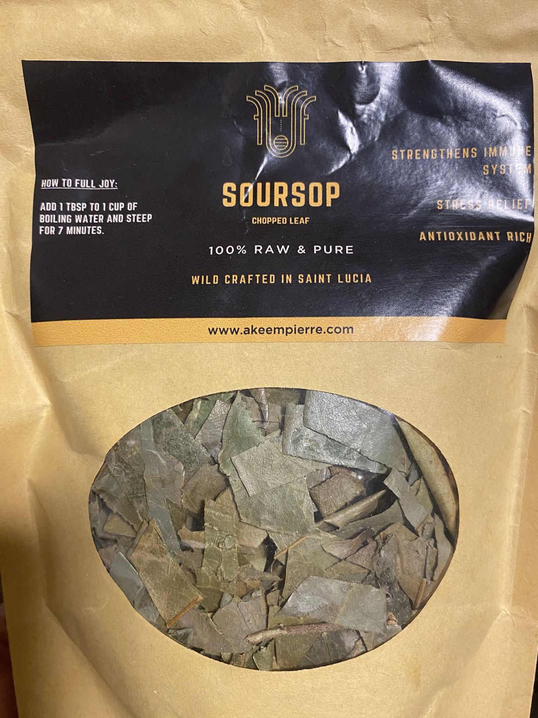 Customer photo review of Soursop Leaf