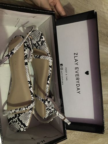 Customer photo review of B1G1 Charie Snakeskin White