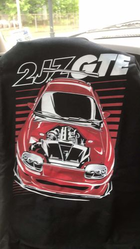 Customer photo review of (NEW) 2JZ-GTE Toyota Supra JDM T-Shirt