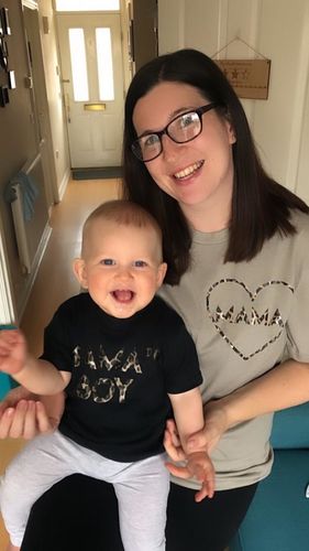 Customer photo review of Mama & Mama's Boy Leopard Mum & Kid Matching Tees (MRK X)