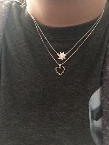 Customer photo review of Best Day Ever Necklace - Silver