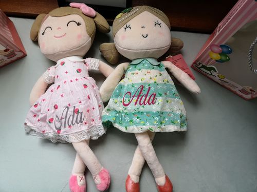 Customer photo review of Personalized Gloveleya Spring Girl Doll With Gift Bag - 5 Colors