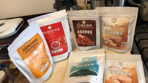 Customer photo review of Alga Espirulina en polvo organica