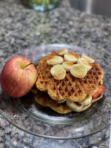 Customer photo review of Low Fat Vanilla Viking Waffles