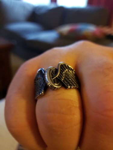 Customer photo review of BIKER WING RING