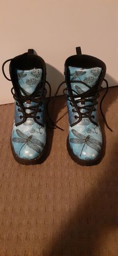 Customer photo review of Galaxy Dragonfly Handcrafted Boots