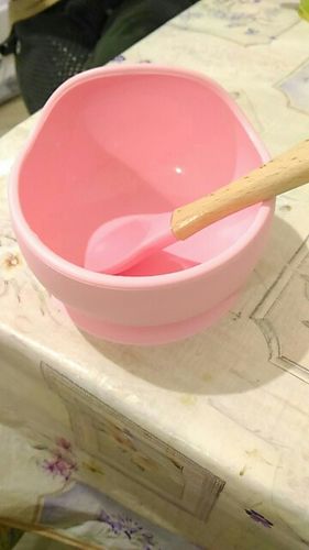 Customer photo review of DineBaby "Silicone Baby Feeding Bowl Set"