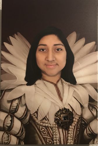 Customer photo review of The Queen - Custom Canvas