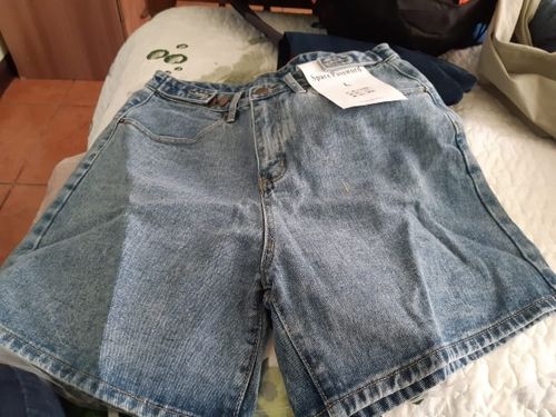 Customer photo review of Fashion Curling Denim Shorts