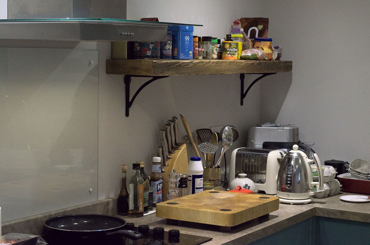 Customer photo review of 6 Inch Ironbridge Cast Iron Shelf Bracket