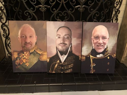 Customer photo review of The Admiral - Custom Canvas