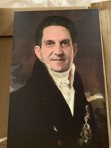 Customer photo review of The Count - Custom Canvas