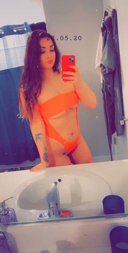 Customer photo review of 2PCs Low Cut Bandeau Suspender Bottoms Swimsuit