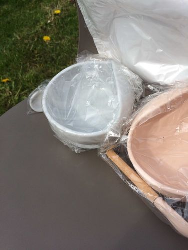 Customer photo review of DineBaby "Silicone Baby Feeding Bowl Set"