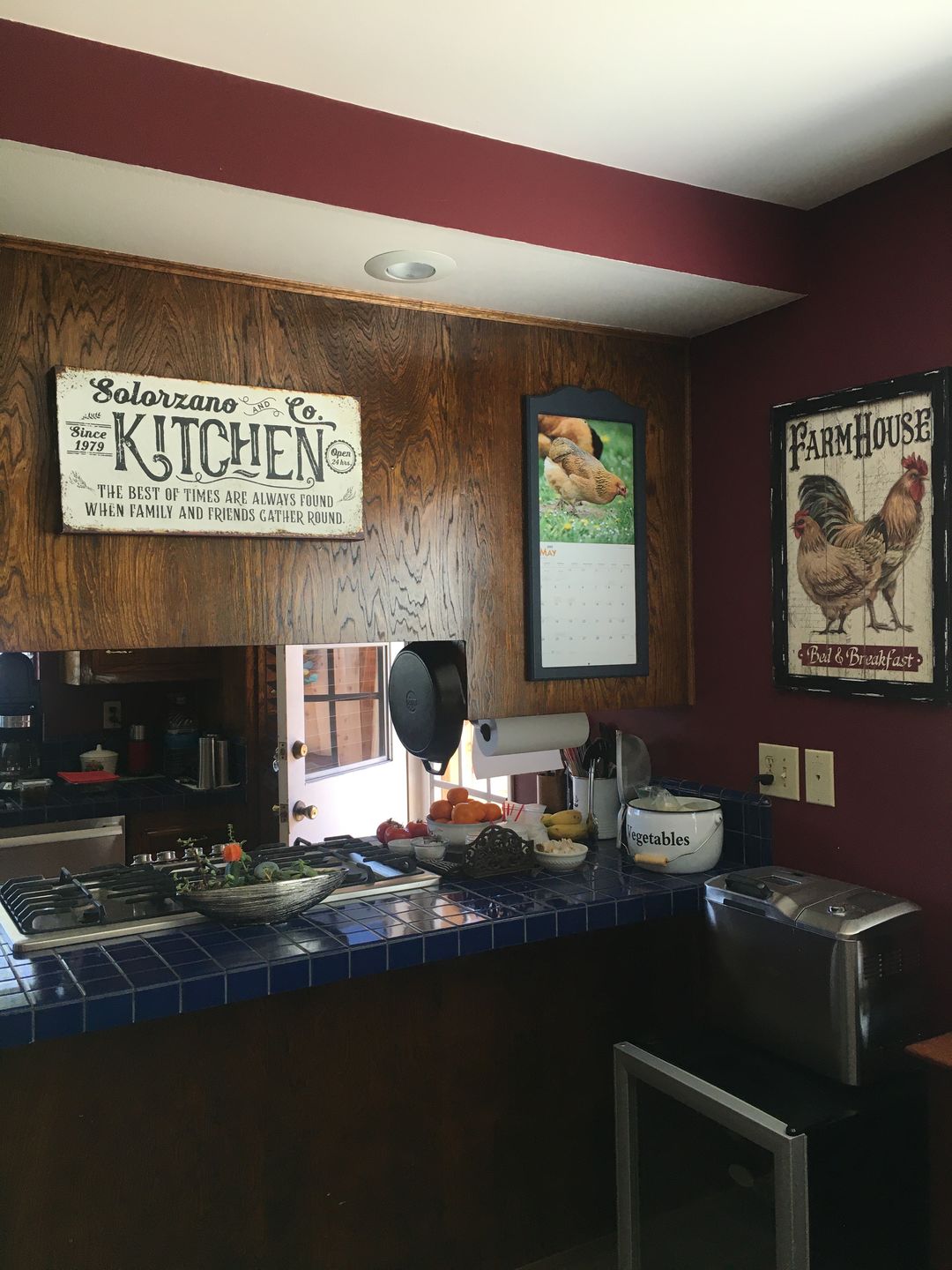 Customer photo review of Personalized-Kitchen Best of Times-Large Canvas(Not Printed on Metal)-Stretched on a Wood-Dining Room Kitchen- Housewarming or Wedding Gift