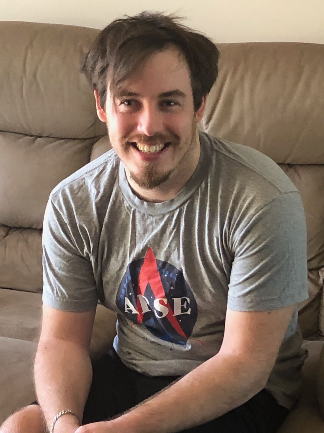Customer photo review of Launch Tee - Grey