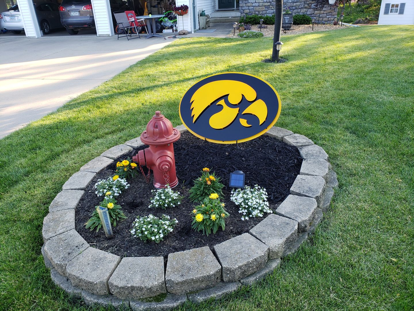Customer photo review of University of Iowa Hawkeyes Tigerhawk 3D Metal Art 26" x 18"