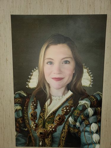 Customer photo review of The Sapphire Queen - Custom Canvas