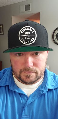 Customer photo review of SIDEWAYS SNAPBACK - BLACK