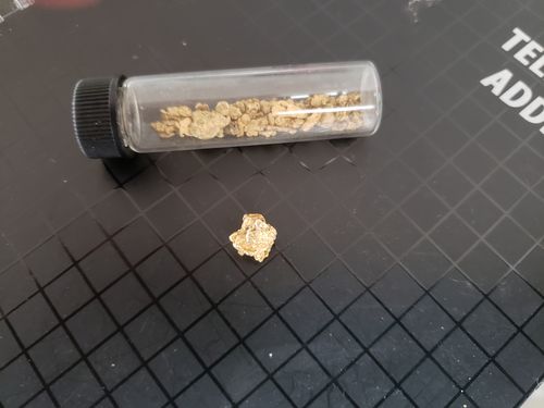 Customer photo review of *Summer* 2020 'CHASE FOR TROY OUNCE' Dirt - Nugget Reserve - Gold Paydirt Concentrates