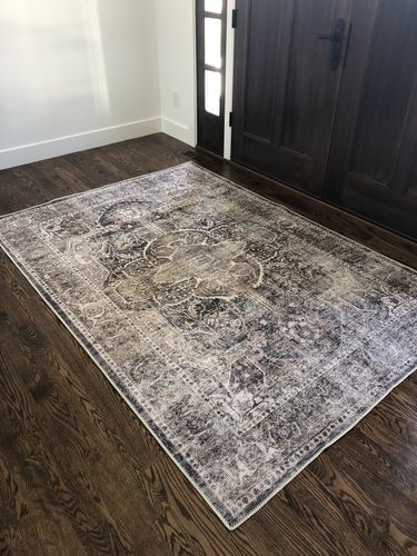 Customer photo review of The Rug Collective­™ Distressed Vintage Kendra Ash Area Rug