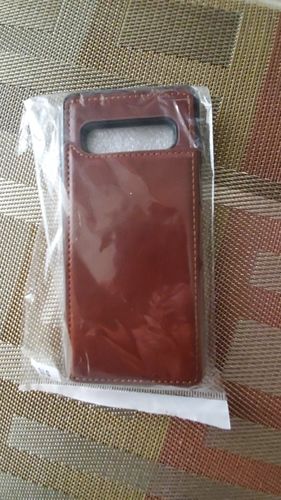 Customer photo review of Luxury Shockproof Armor Leather Wallet Magnet Flip Case For Samsung Note 10 pro S10 plus S10 lite S10 Note 9 8 S9 S8 Plus