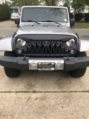Customer photo review of Halo Headlights & Shark Grille Combo (07-18 Wrangler JK)