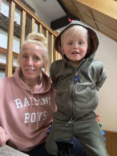 Customer photo review of Raising Boys Hoodie 00 (MRK X)